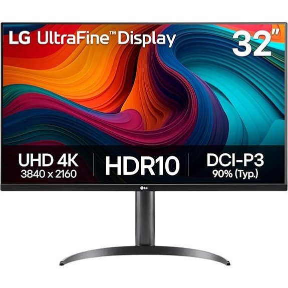 LG 32-inch 4K UHD Monitor with Adjustable Stand