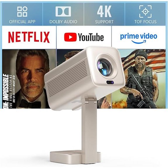 Officially-Licensed Smart Mini Projector with WiFi & Bluetooth