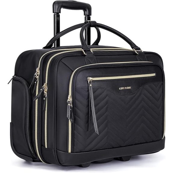 Light Flight Rolling Laptop Bag for Women