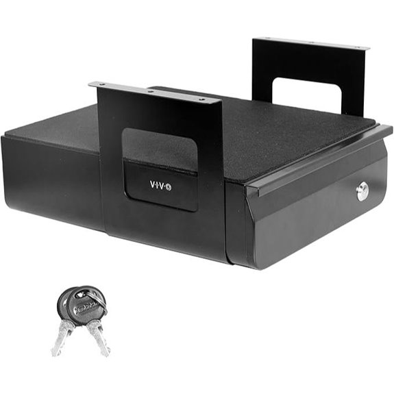 VIVO 13-inch Lockable Under Desk Drawer