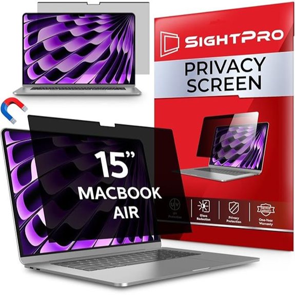 Magnetic Privacy Screen for MacBook Air 15 Inch