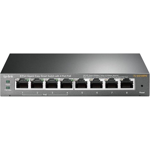 TP-Link TL-SG108PE V3 8-Port Managed PoE Switch