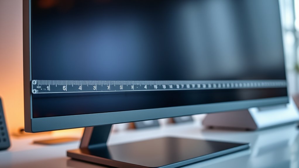 measure eye to screen distance