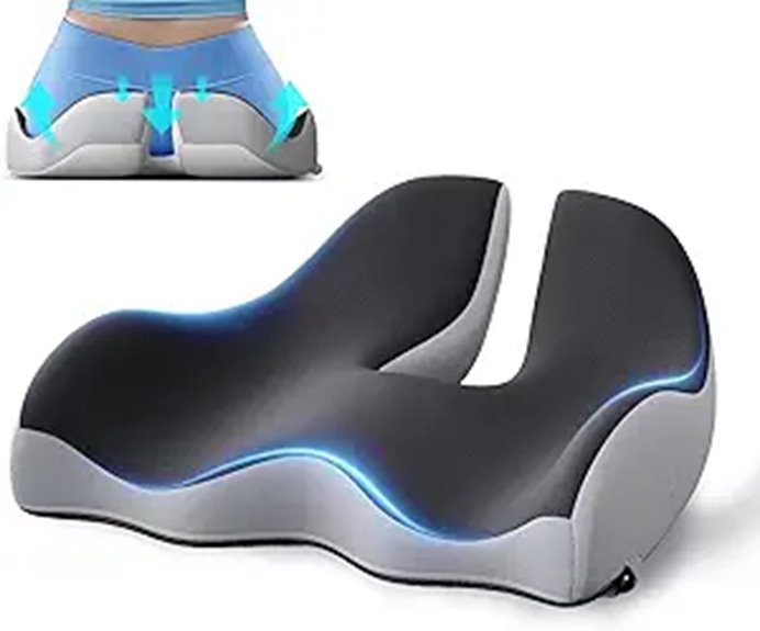 Benazcap Memory Foam Seat Cushion for Office & Car