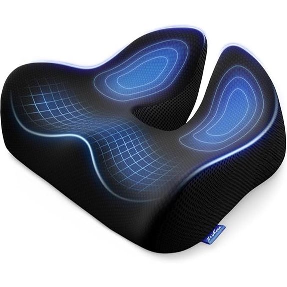 ZIKEE Memory Foam Seat Cushion for Pain Relief