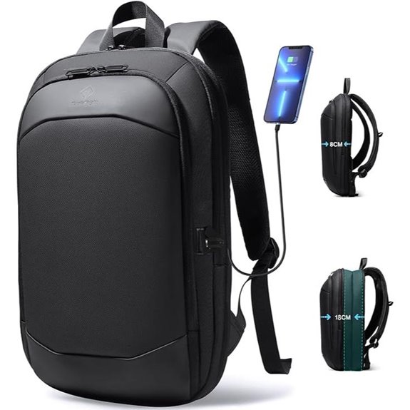 Business Backpack for Men 17 Inch Waterproof Laptop Bag