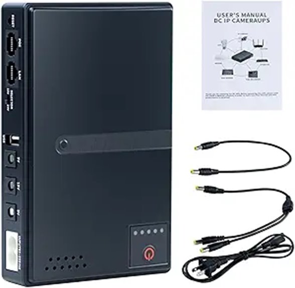Mini DC UPS Battery Backup for Router & Security Cameras