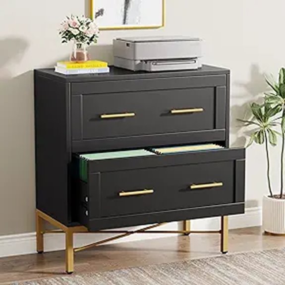 Tribesigns 2-Drawer Modern Wood File Cabinet