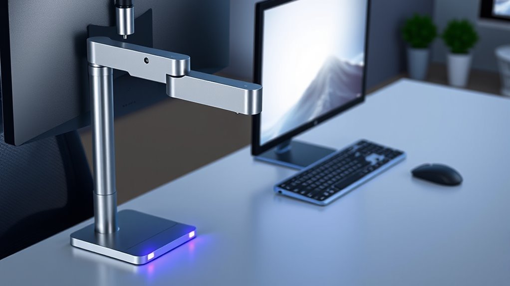 monitor arm reach limits