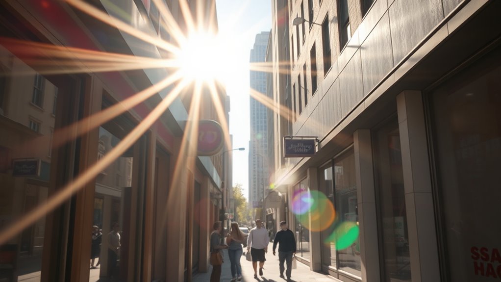 monitor changing lighting conditions