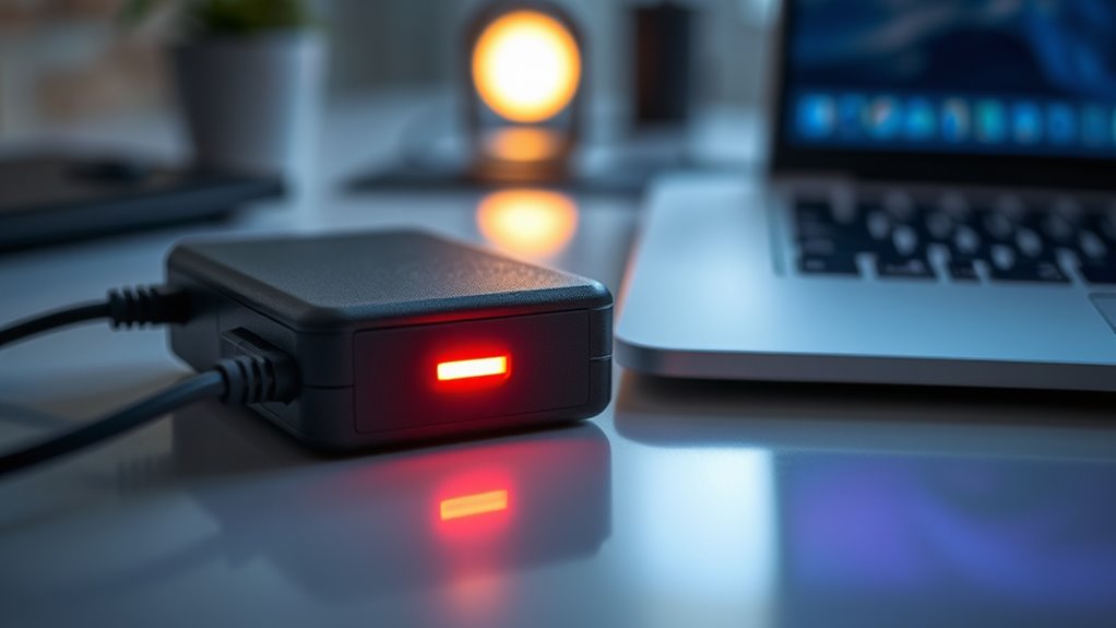 monitor charger heat levels