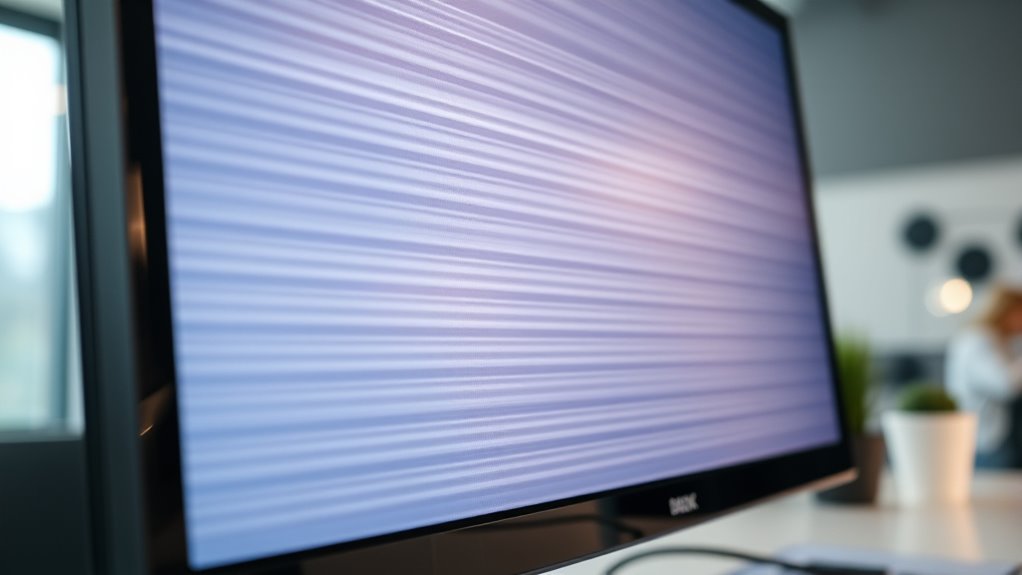 monitor flicker causes eye strain