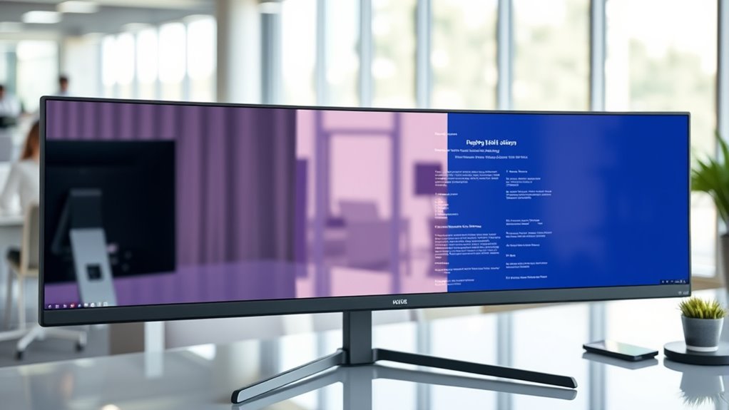monitor selection for clarity