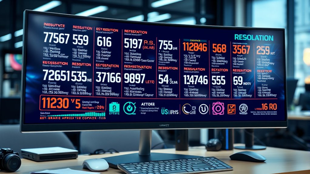 monitor size and quality