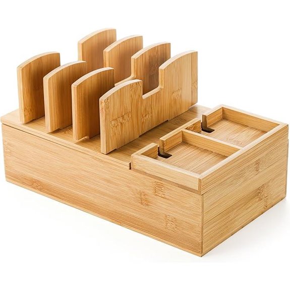Fasmov Bamboo Multi-Device Charging Station