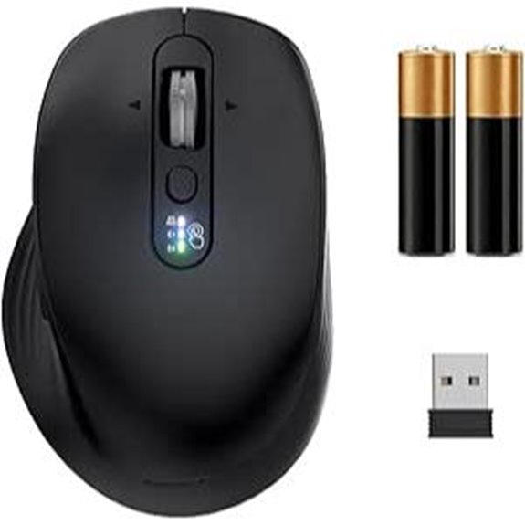Wireless Bluetooth & USB Multi-Device Ergonomic Mouse