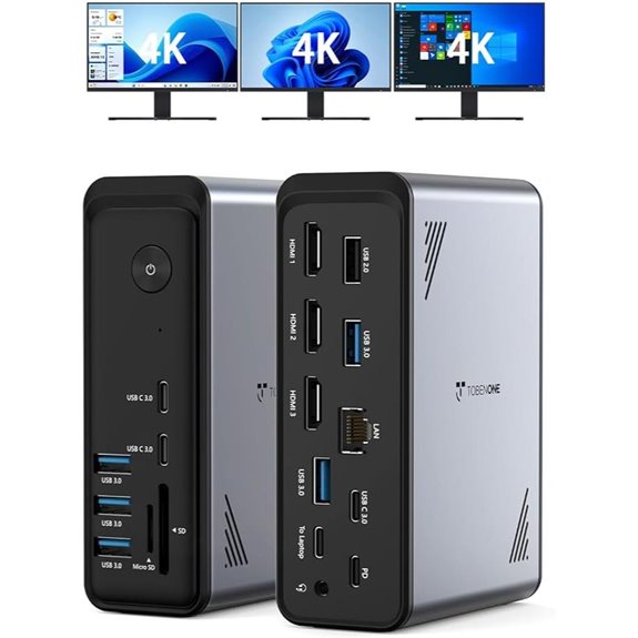 TobenONE 18-in-1 Docking Station for Laptops