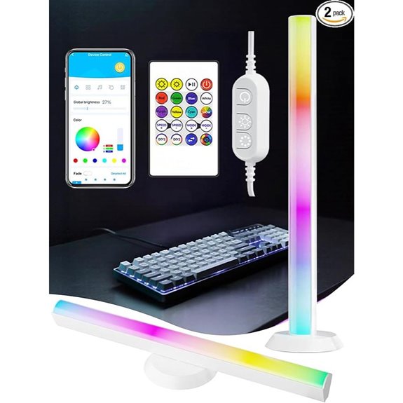 LED Strip Lights with Music Sync and Remote