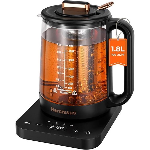 Narcissus 1.8L Electric Kettle with Infuser