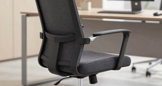 narrow shoulder office chairs