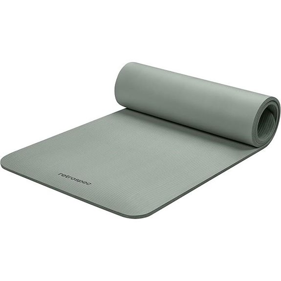 Retrospec Solana Non-Slip Yoga Mat with Strap