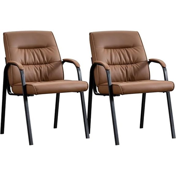 Office Guest Reception Chairs Set of 2