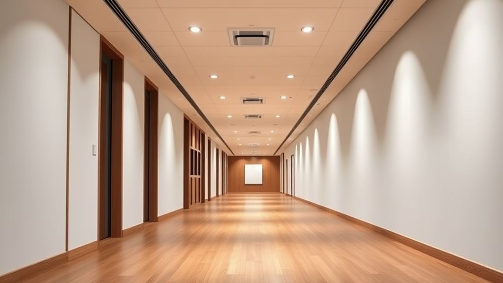 office hallway lighting considerations