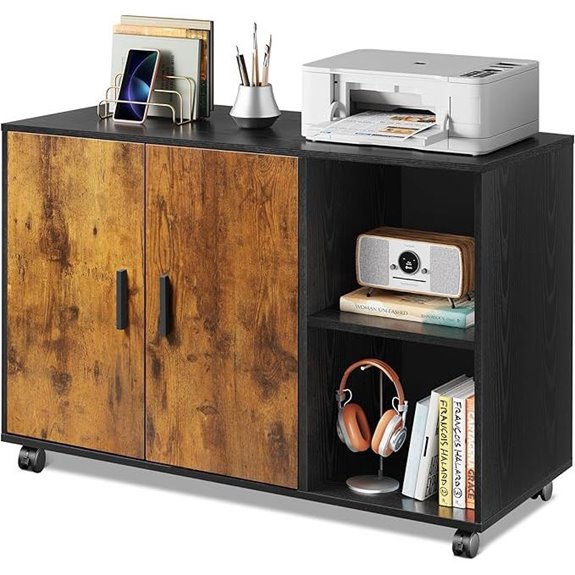 DEVAISE Office Storage Cabinet with Shelves