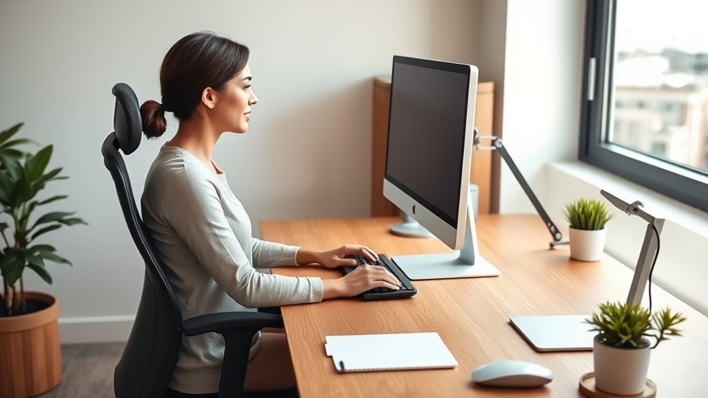 optimize workspace for comfort