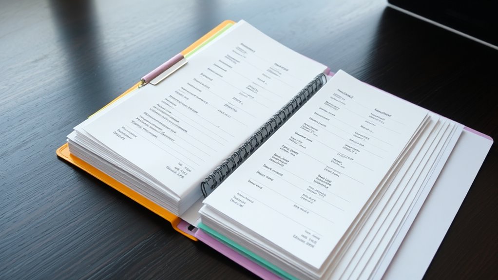 organized digital and physical receipts