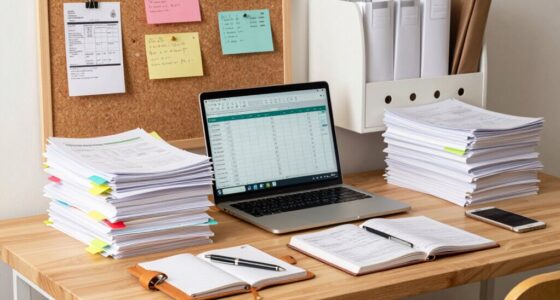 organized tax paper workflow