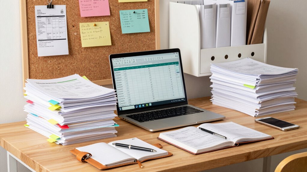 organized tax paper workflow