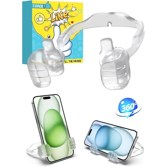 Thumbs Up Phone Stand for Desk and Gifts