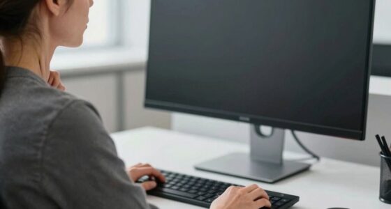 poor monitor positioning causes neck pain