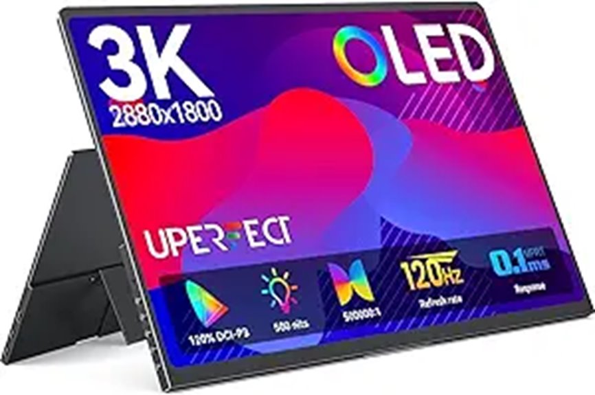 UPERFECT 14 OLED Portable Monitor 3K 120Hz