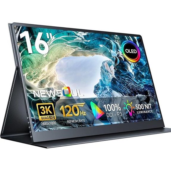 OLED Portable Monitor 16 3K Gaming Display