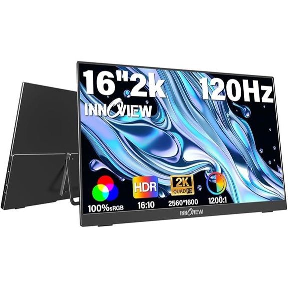 InnoView 16 2.5K Portable Monitor with Speakers