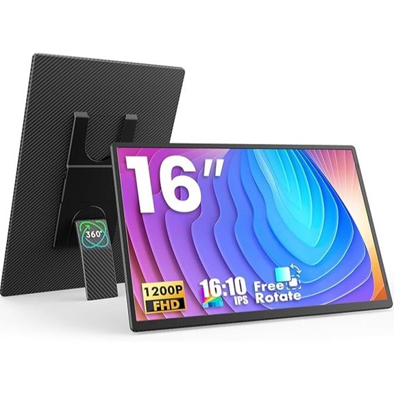 16-Inch Portable FHD Monitor with Kickstand