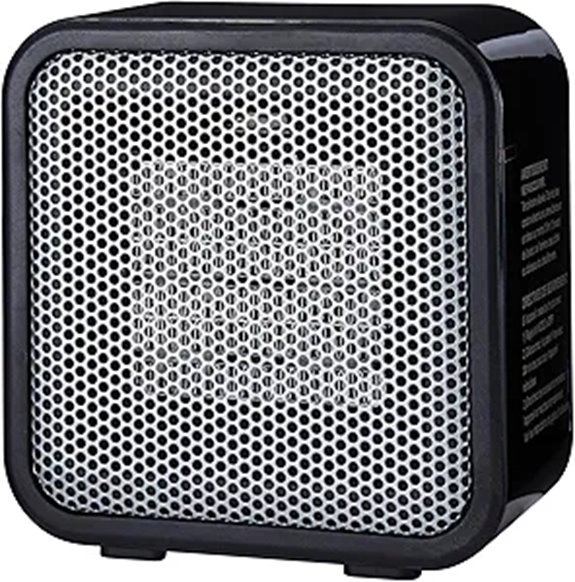 Amazon Basics Ceramic Space Heater (500W Portable Black)