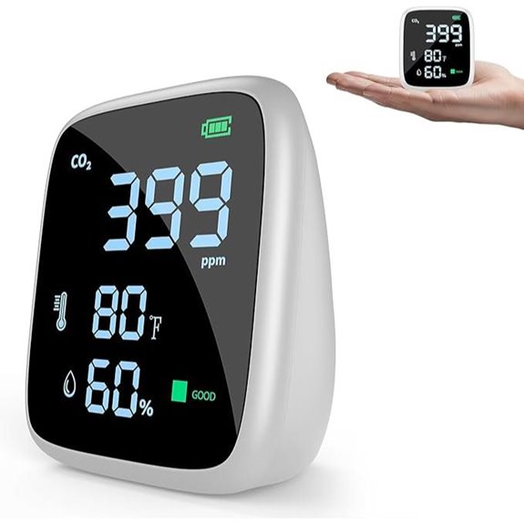 5-in-1 Portable CO2 Air Quality Monitor