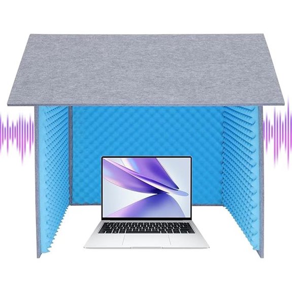Foldable Soundproof Vocal Isolation Booth for Recording