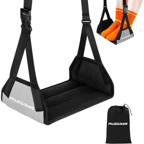 Travel Foot Hammock with Adjustable Strap