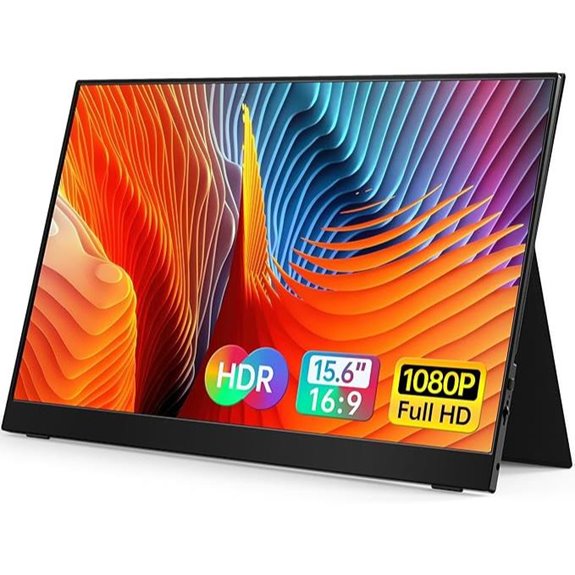 VILVA 15.6 Portable Monitor with Cover and Speakers