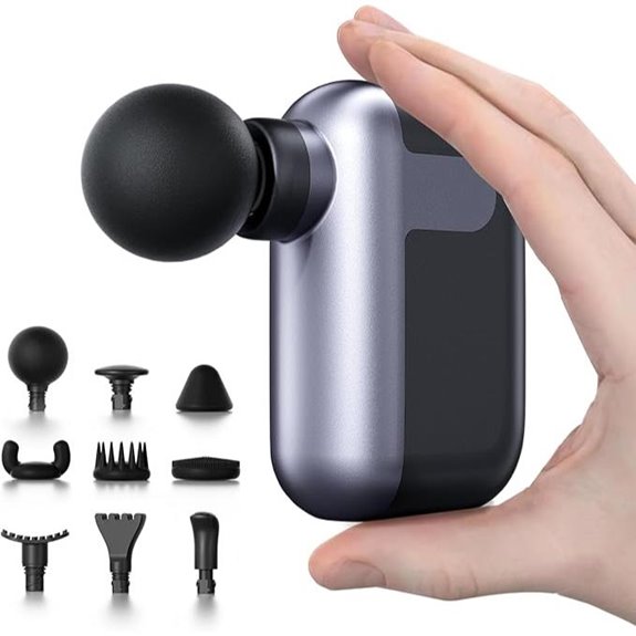 Mini Massage Gun with 10 Heads for Pain Relief