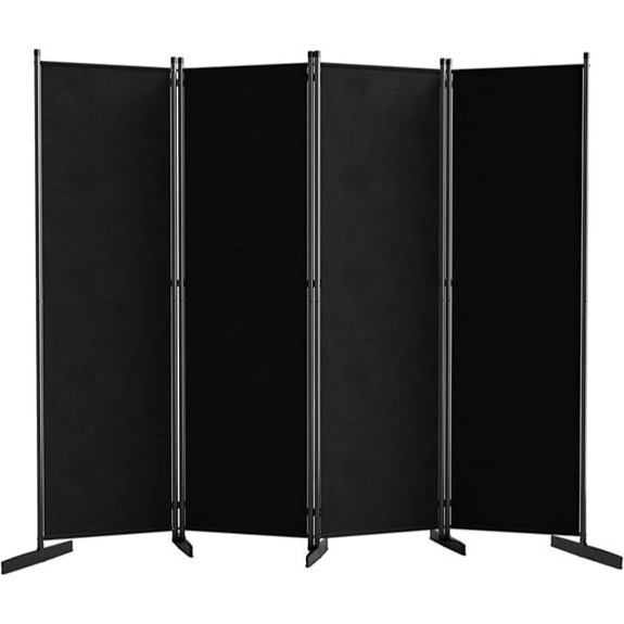 AKTOP 4-Panel Portable Room Divider Privacy Screen