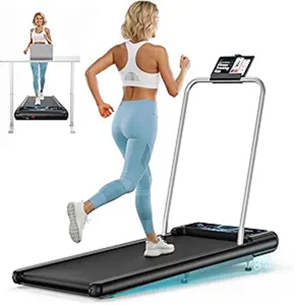 Portable Under Desk Treadmill with Incline and Remote