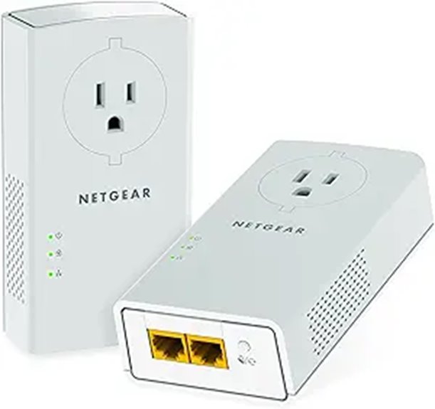 NETGEAR Powerline Adapter Kit with Ethernet and Passthrough