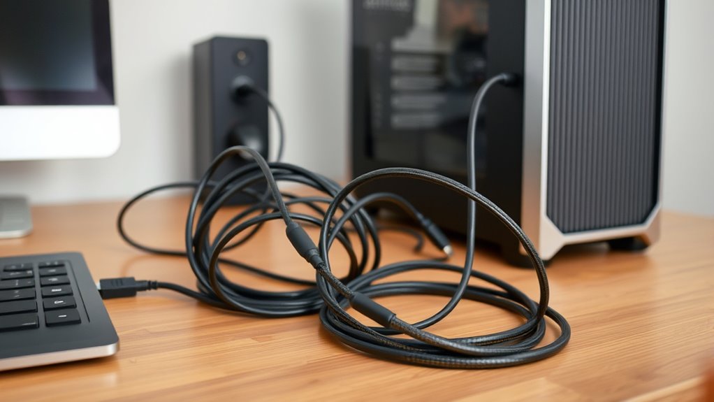 proper cable length and organization