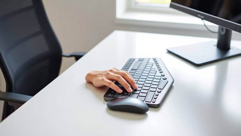 proper desk and chair height