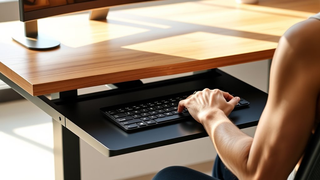 proper ergonomic keyboard placement